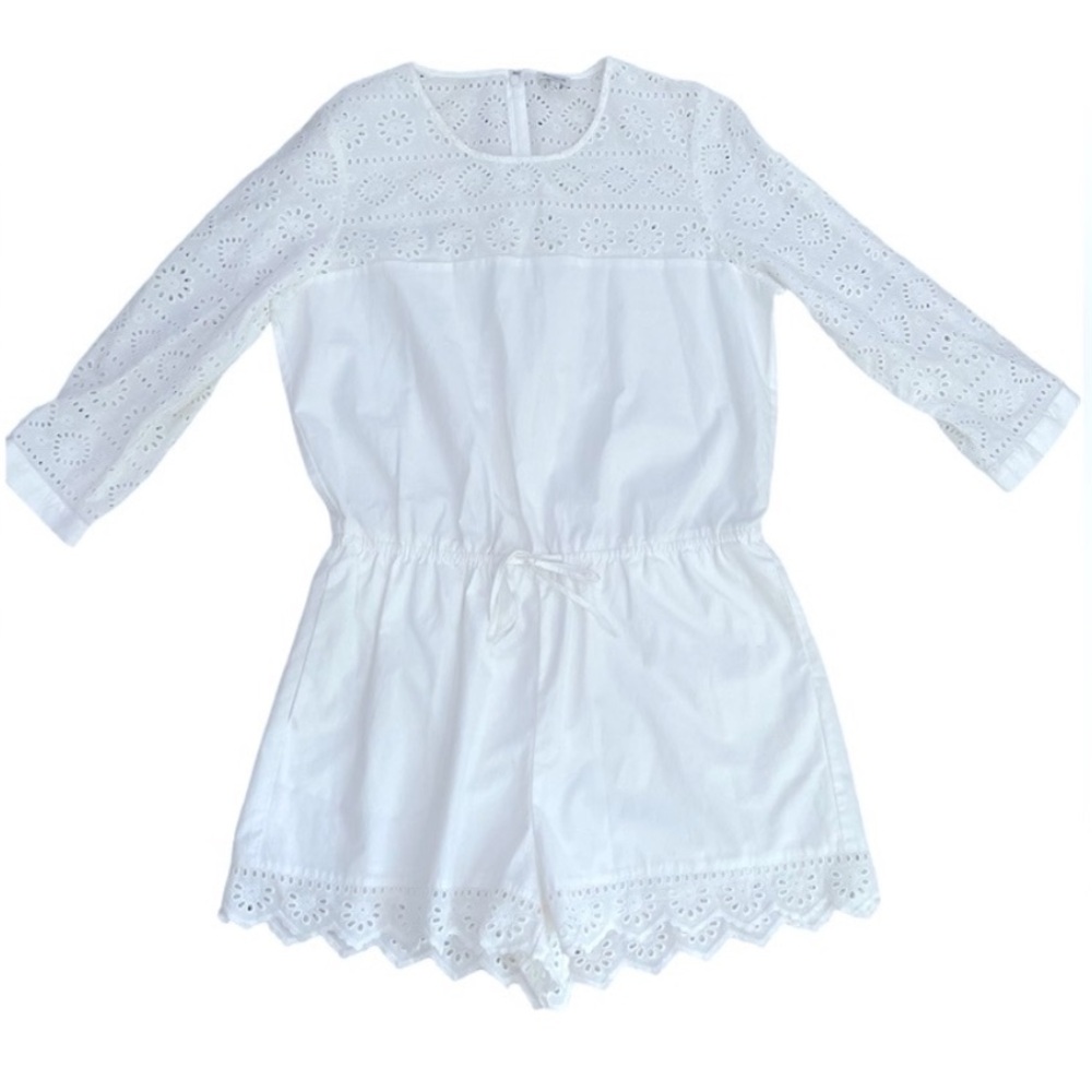 Madewell White Eyelet Dress